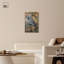 «Heron’s Blue Serenade», toile Maximalist par Art Remedy-110295727-110295726