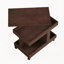 Petite table basse avec roulettes, table d'appoint multifonctionnelle rotative à 360 °, table de bout roulante avec compartiment de rangement, table de chevet mobile pour le salon, la maison et le mobilier de maison, naturel-1600942536