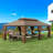 24 Ft. W X 14 Ft. D Aluminum Patio Gazebo With Double Roof