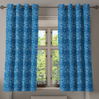 Sateen Blackout Curtains / Drapes Pair