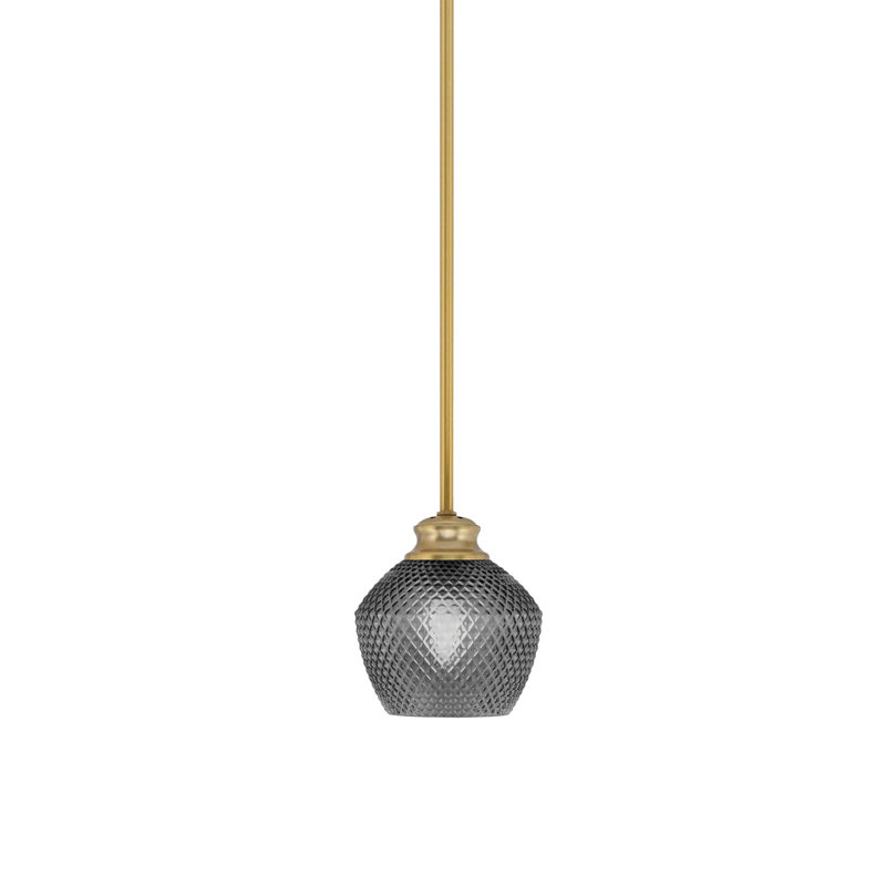 Luminaire suspendu Quapaw Zola, Laiton