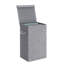 Wood Laundry Hamper with Handles-18160359