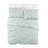 Emily Ruched Solid Textured Comforter Set-1697427384-1677829806
