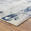 Tapis abstrait bleu / beige-500650360