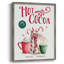 «Hot Cocoa», reproduction encadrée - bois massif-2117288691
