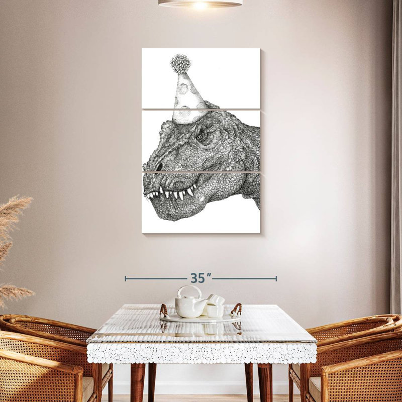 Brampt Party Dinosaur, 32" H x 20" W
