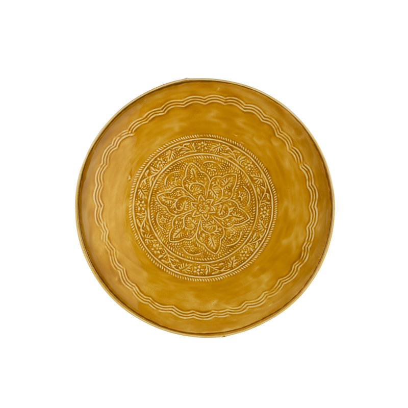 Aaira Decorative Tray, Orange