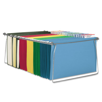 Smead® Steel Hanging Folder Drawer Frame Metal Hanging Files Open