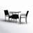 Frazer 3-Piece Wicker Square Set with Cushions-783841178
