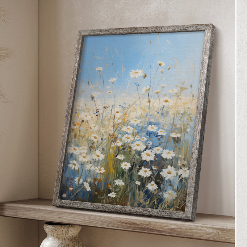 FLORAL Series XIX, reproduction encadrée - bois massif, H 11 po x l 9 po