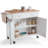 Omeara Solid Wood Top Kitchen Cart-1657637584