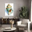 Coquillage en V abstrait, impression murale contemporaine-130501270
