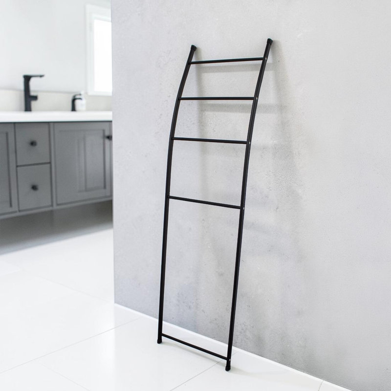 Agathla 4 Towel Stand, Matte Black