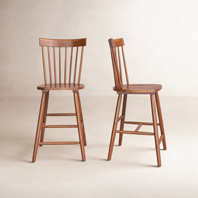 Stacee Solid Wood Counter Stool