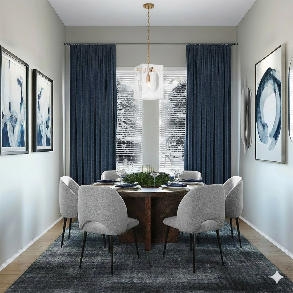 Montevallo 1 - Light Single Square / Rectangle Pendant Mercer41