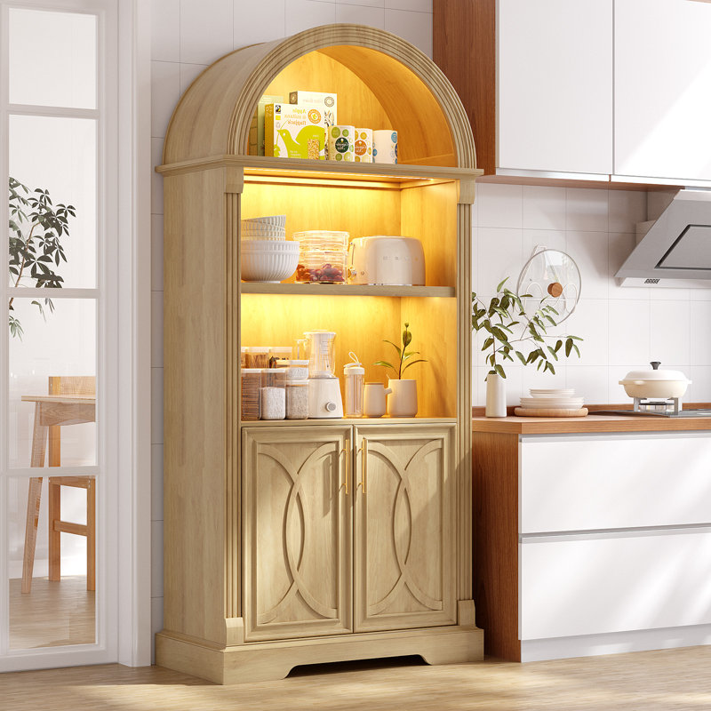 Armoire de rangement Arch, Chêne