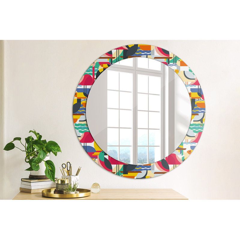 Huldar Glass Flat Wall Mirror