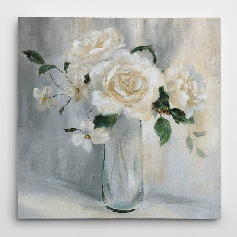 " Carolina Springs Bouquet I ", 24" H x 24" W x 1.5" D