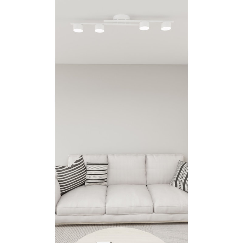 Atanasia Flush Mount, White