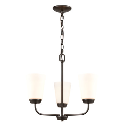Winslow 19'' Wide 3-Light Chandelier - Oil Rubbed Bronze