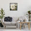 «Two Magnolia Blossoms», art mural sur toile flottante noire par Lanie Loreth-1303343561-1303343573