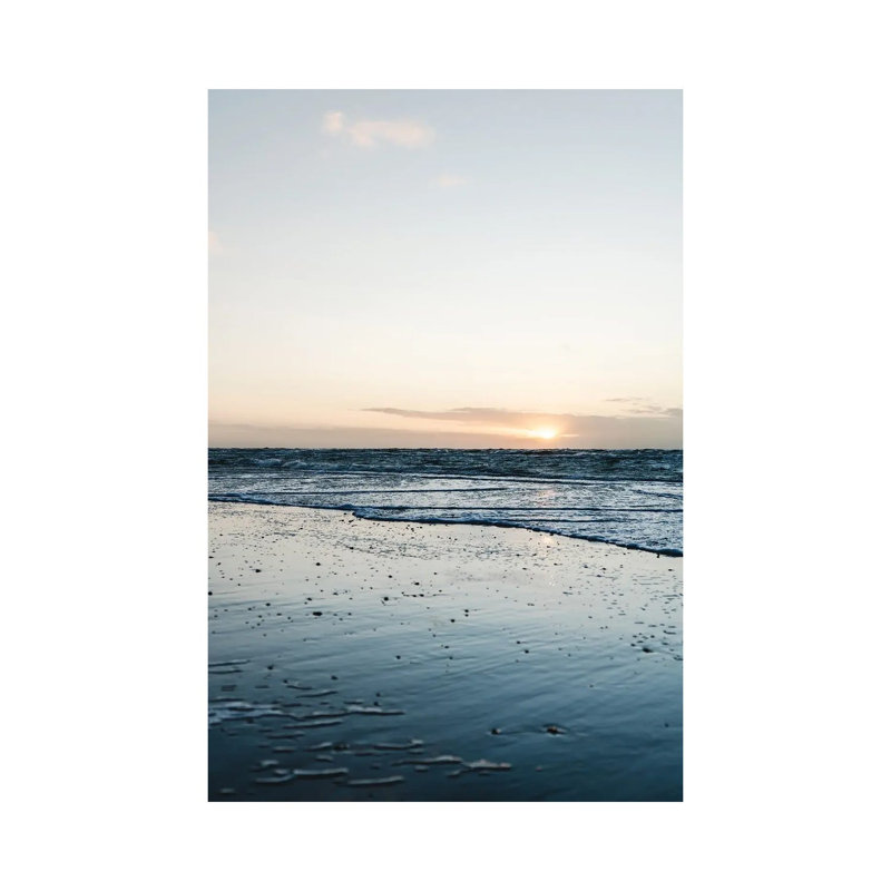 Clean Beach by Fabian Fortmann - Wrapped Canvas Print, 20.32 cm H x 30.48 cm W