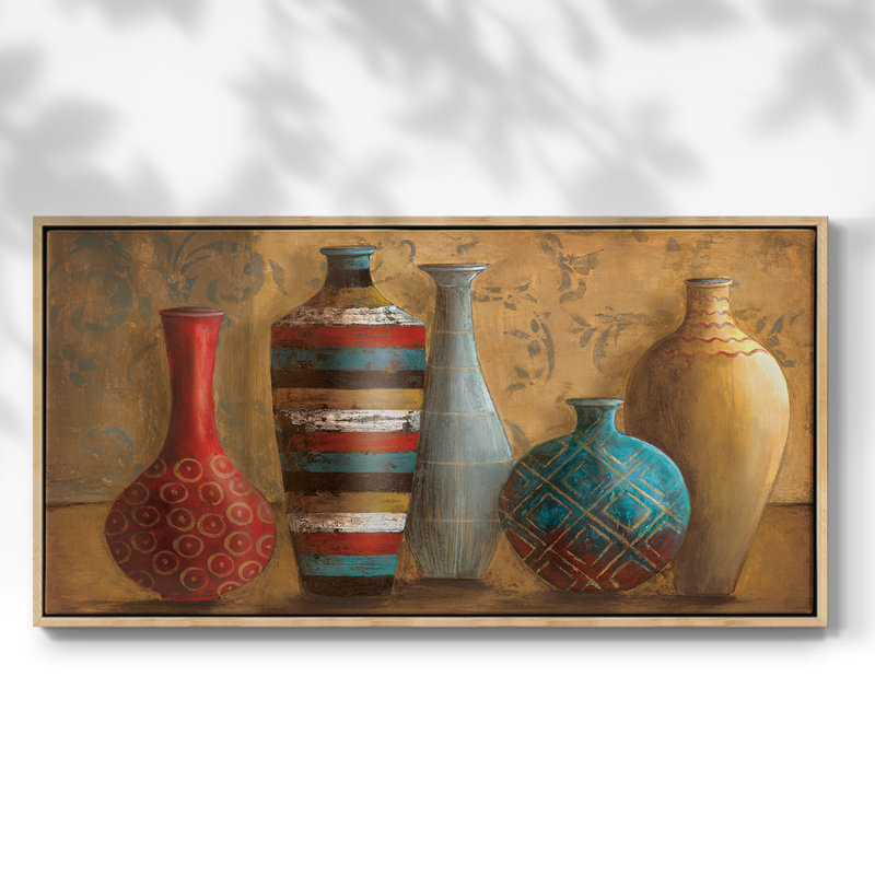 Vessels of Tabuk - Toile tendue avec châssis tendue, prête à être accrochée, Naturel, H 17 po x l 33 po