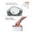 1.8 Gallon Output Top Filling Ultrasonic Humidifier, Touch Control