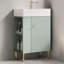 Armoire de rangement de salle de bain 21,6 "avec plateau en céramique-103266601