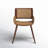 Seagraves Faux Leather Mid-Century Dining Chair-128378648
