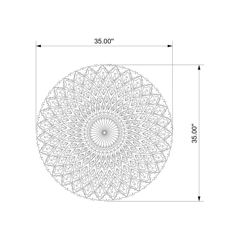 Raelyn Wall Carving, White