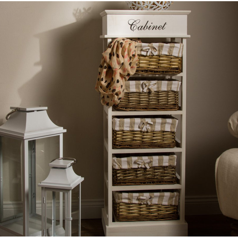 Sherree Solid Wood 38 cm W Chest of Drawers