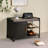 Deandray Polyester Blend Upholstered Bench with Shoe Storage-618605665