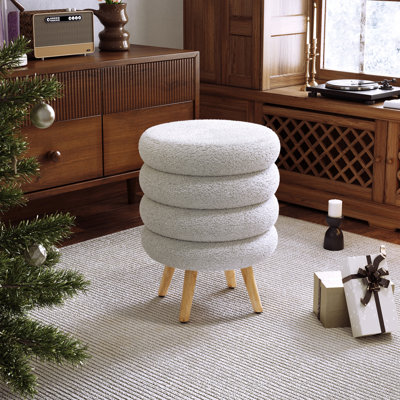 Teddy Fleece Upholstered Bench