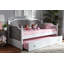 Lit de jour simple en bois massif avec couchette Madrid-1265728607