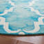 Tapis en coton / laine touffeté à la main à motif géométrique ivoire-534104037