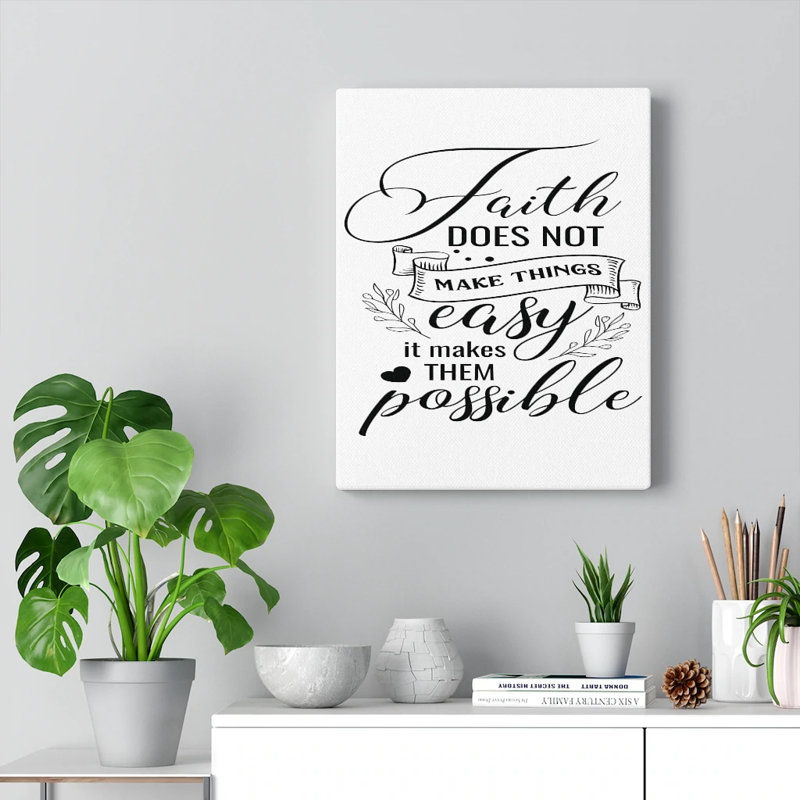 Makes Them Possible - Wrapped Canvas Print, 61cm H x 46cm W