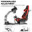 Inbox Zero Adjustable Ergonomic PC & Racing Game Chair with Built-in Speakers