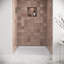 Base de douche en alcôve en acrylique blanc brillant 36 po x 36 po avec bonde centrale, bonde incluse-114639222