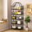 194.5cm H x 76cm W Metal Bookcase