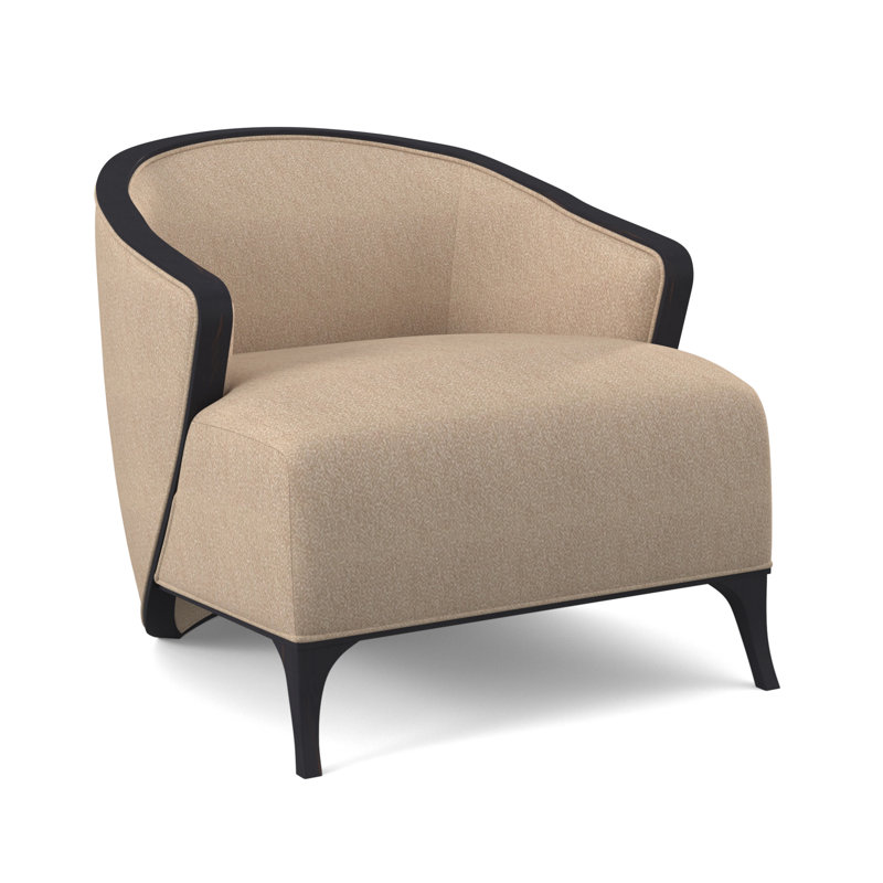 Penegrine Lounge Chair, Vintage Ebony, Polly Snow