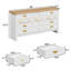 Commode d'appoint moderne avec 9 tiroirs