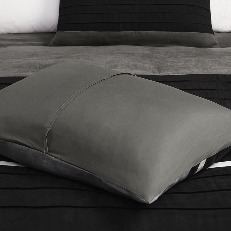 49ec3a2a2 Comforter, Noir, Grand édredon et 6 pièces supplémentaires