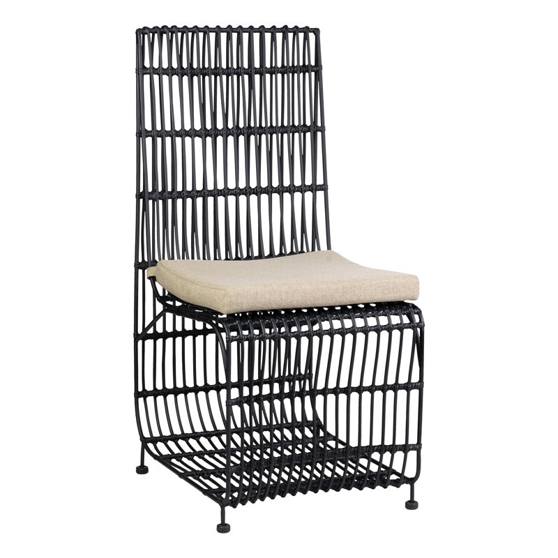 19'' H Dining Chair, Black