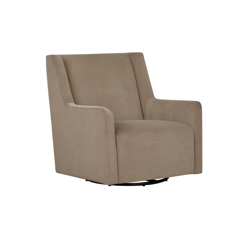 Senna Swivel Brown Rocker Chair