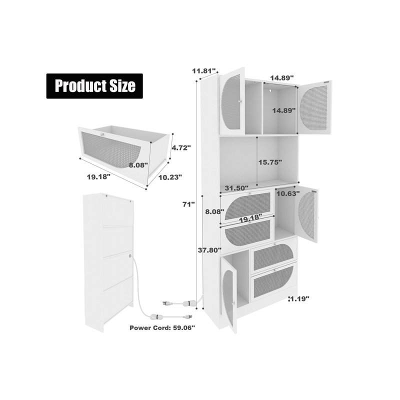 Garde-manger 71 po Cristin