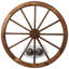 Décoration murale roue de chariot Oreanda-160699286