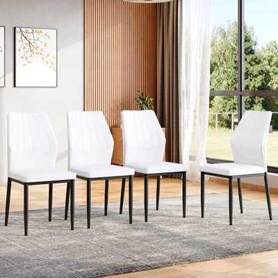 Ensemble de 4 chaises de salle à manger, hauteur de 37 pouces