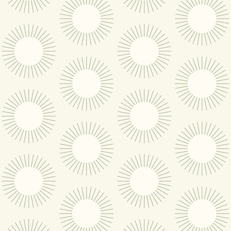 Sunburst - Papier peint en lin, Lin, Toile de ramie synthétique