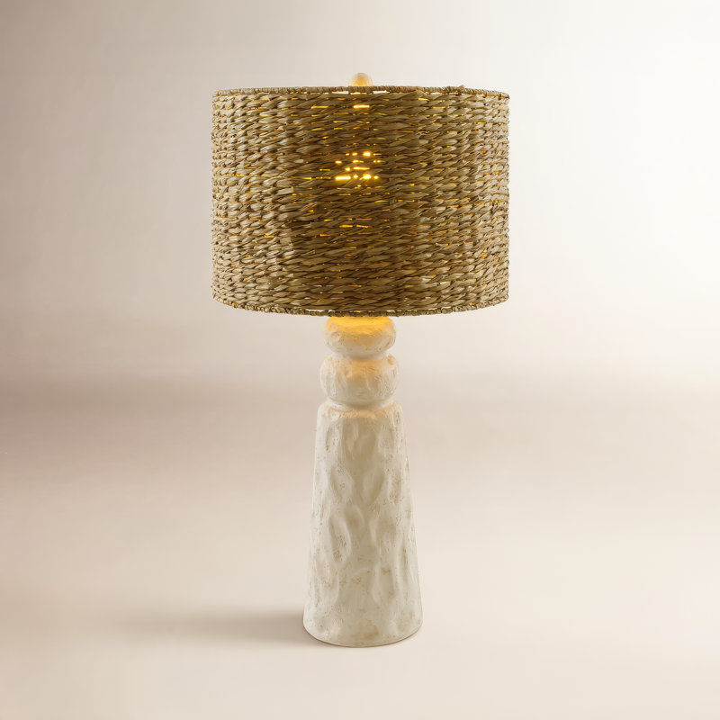 Camryn Table Lamp, White